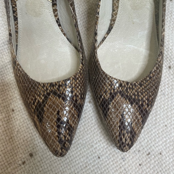 Michael Kors Snakeskin Heels - Picture 4 of 12